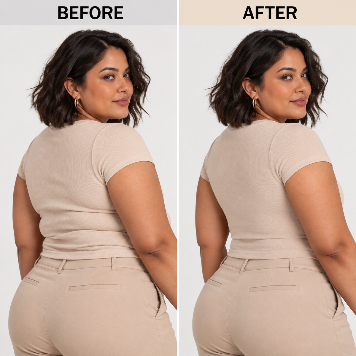 A smoother shape. Under your favorite outfits.